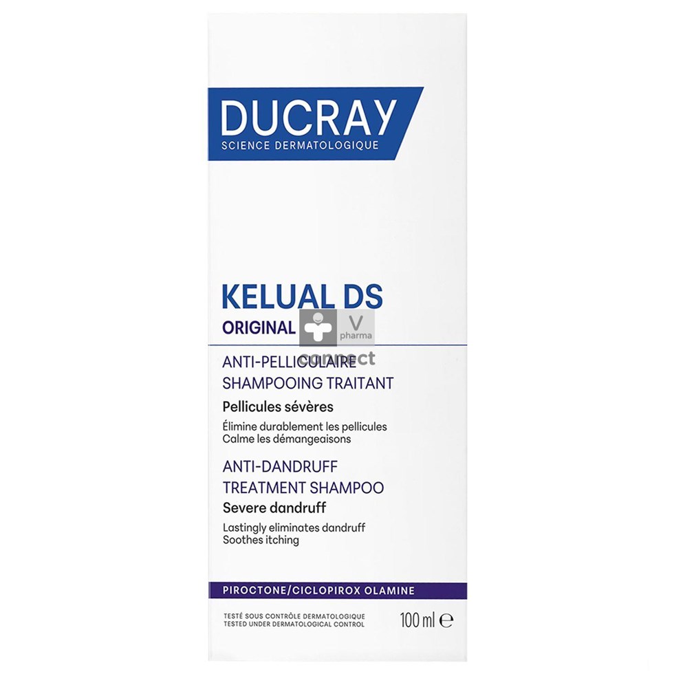 Ducray Kelual Ds Sh Verzorg. Hardnek. Roos 100ml