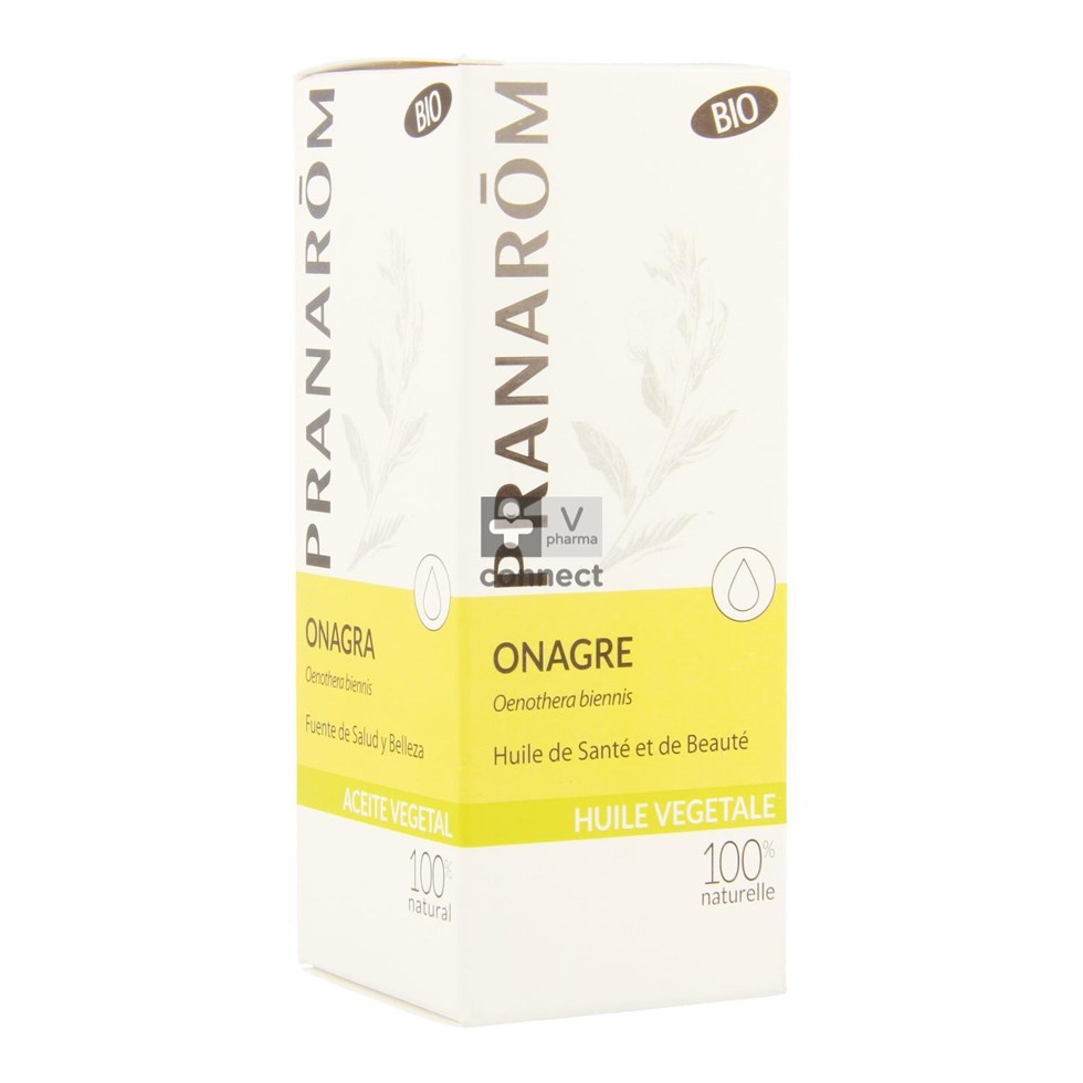 Pranarom Onagre Huile Végétale Bio 50 ml