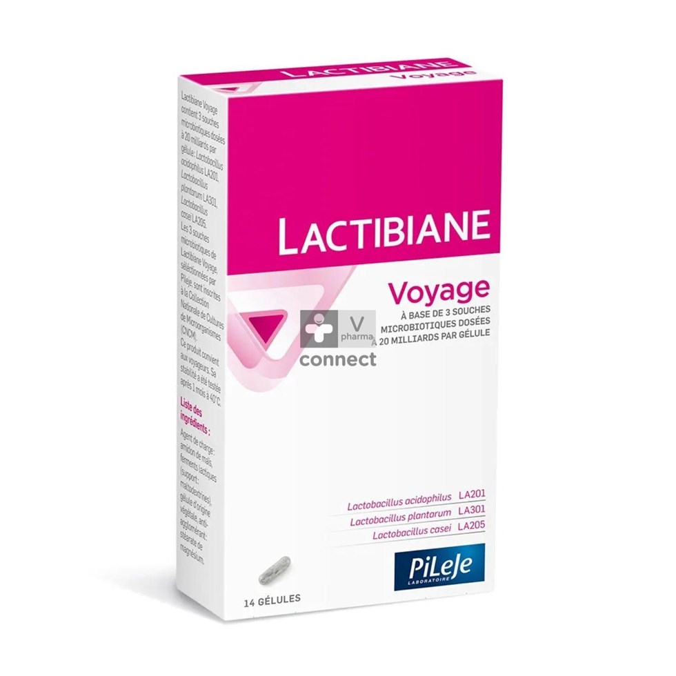 Pileje Lactibiane Voyage Caps. 28
