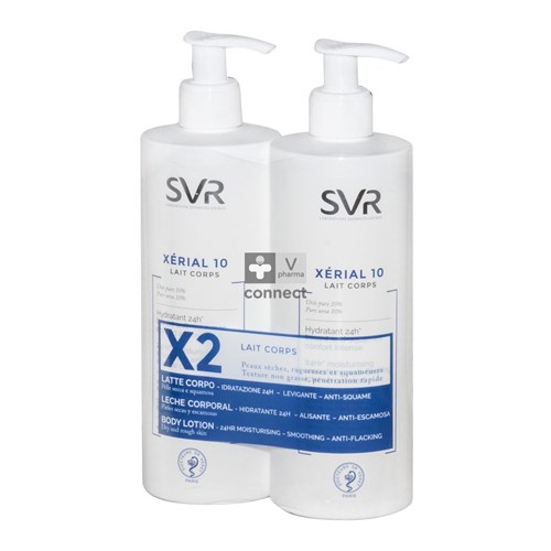 Xerial 10 Lichaamsmelk Duo Tube 2x400ml