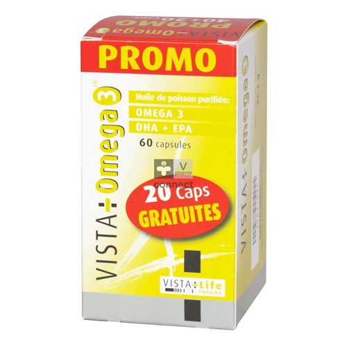 Vista Omega 3  40 Gélules + 20 Gratis