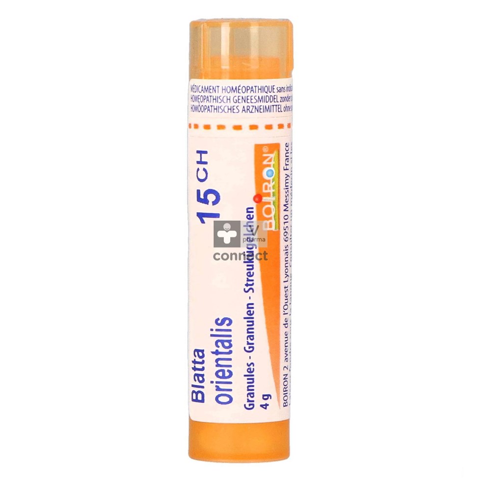 Blatta Orientalis 15ch Gr 4g Boiron