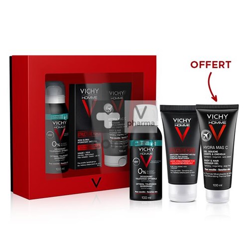 Vichy Homme Coffret Anti Age 3 Produits