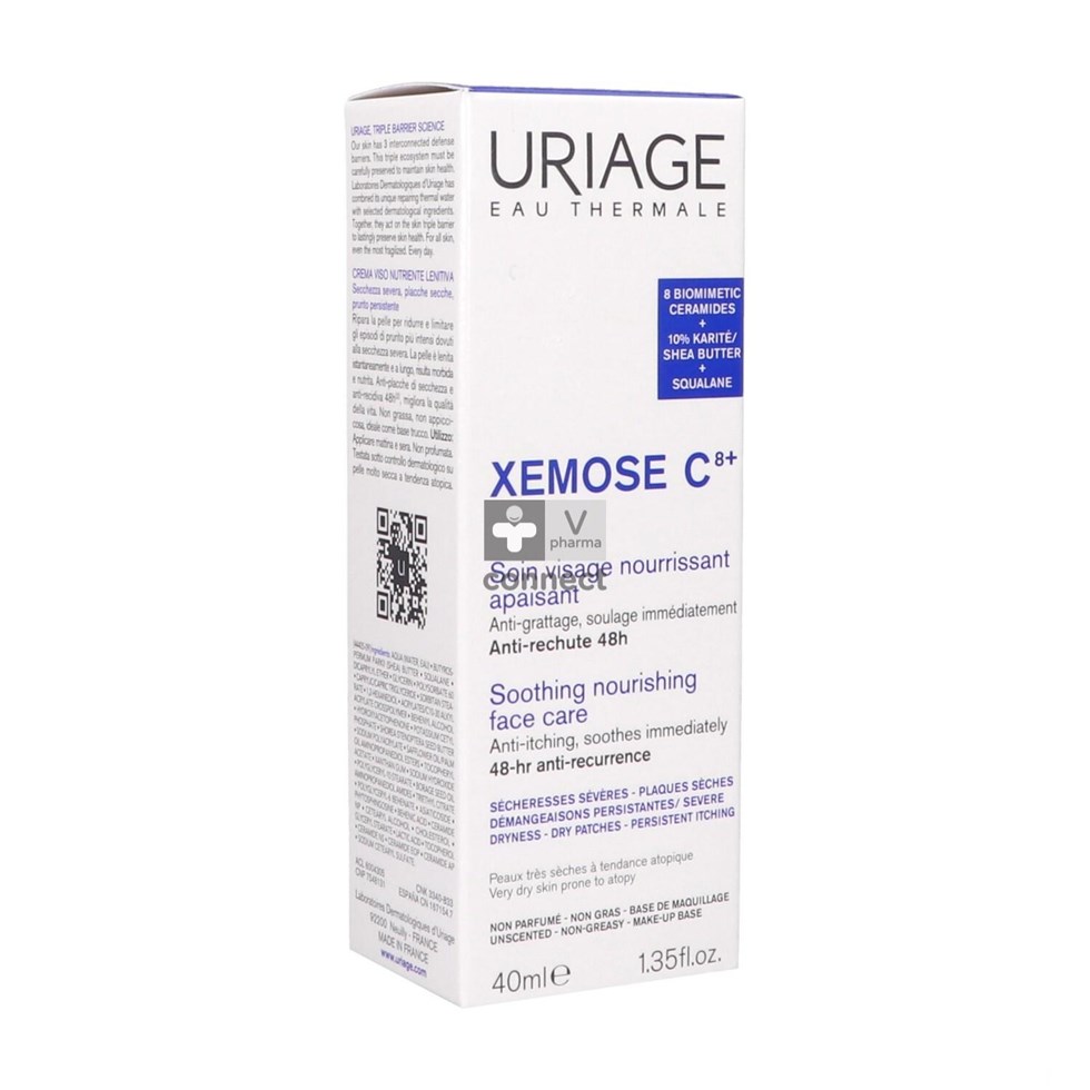 Uriage Xemose Creme Visage 40 ml NF