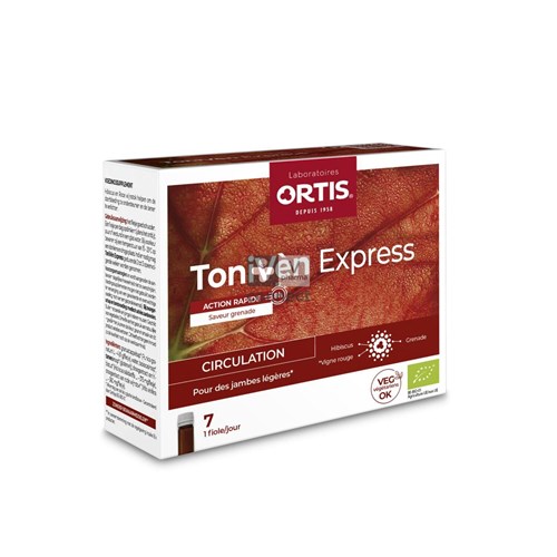 Ortis Toniven Express Monodosis Fl 7x15ml