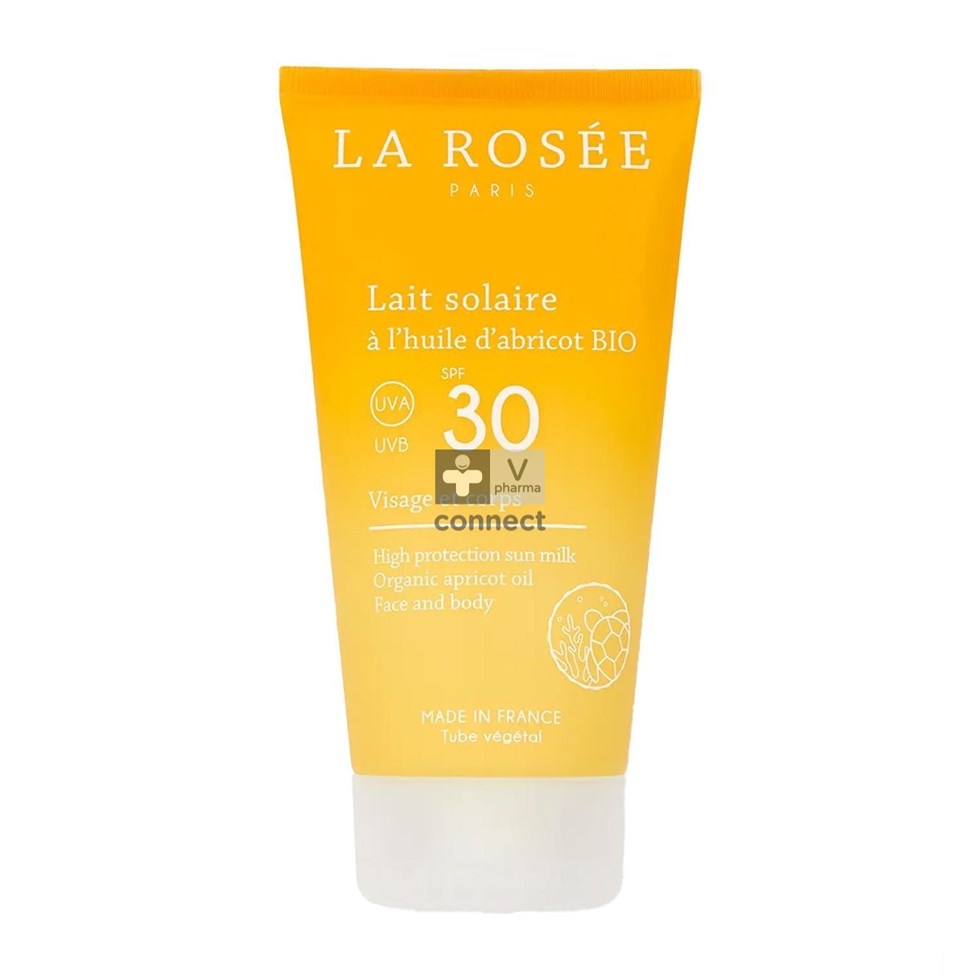 La Rosee Zonnemelk Bio Abrikozenolie Ip30 150ml