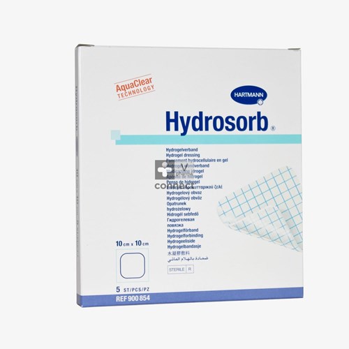 Hydrosorb Transp Ster 10,0x10,0cm 5 9008541