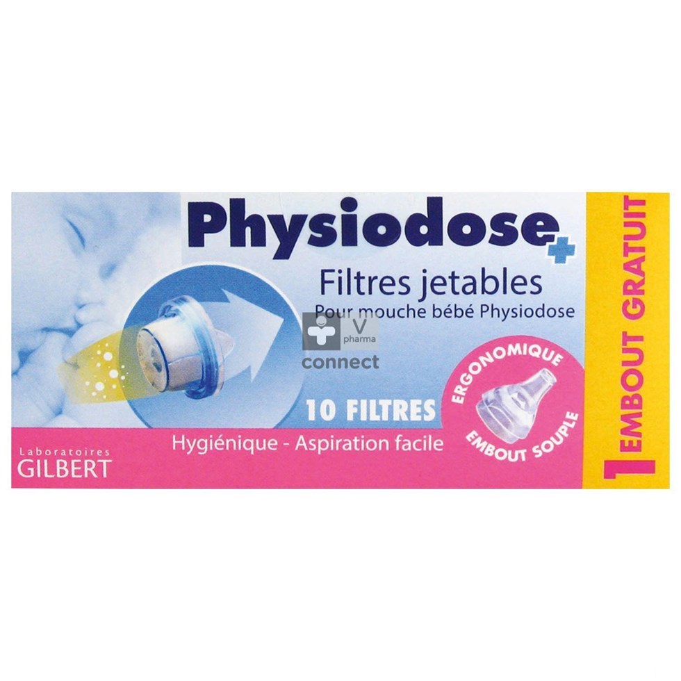Physiodose Filtre Jetable Pour Mouche Bébé 10 Pièces