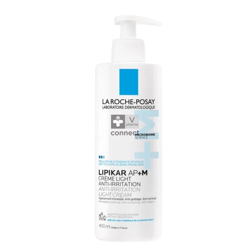 Lrp Lipikar Ap+m Lichte Creme Pompfl 400ml