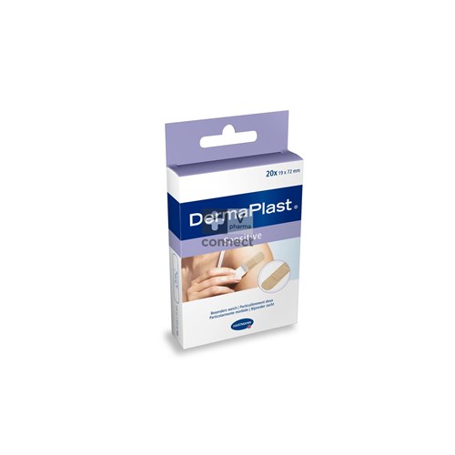 Dermaplast Sensitive 19 X 72 mm Strips 20 Pieces