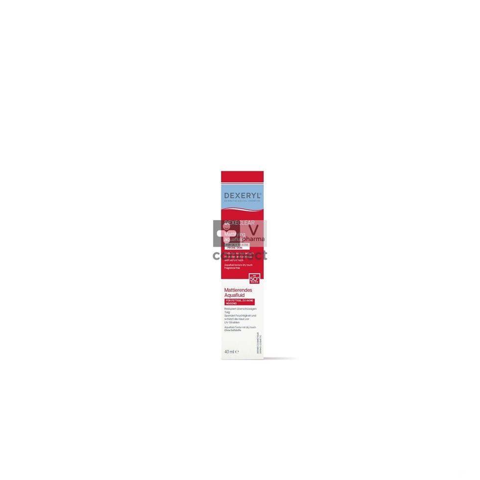 Dexeclear Matterende Aquafluide Spf50 40ml