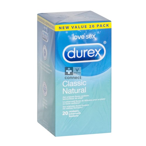 Durex Classic Natural Condooms 20 stuks