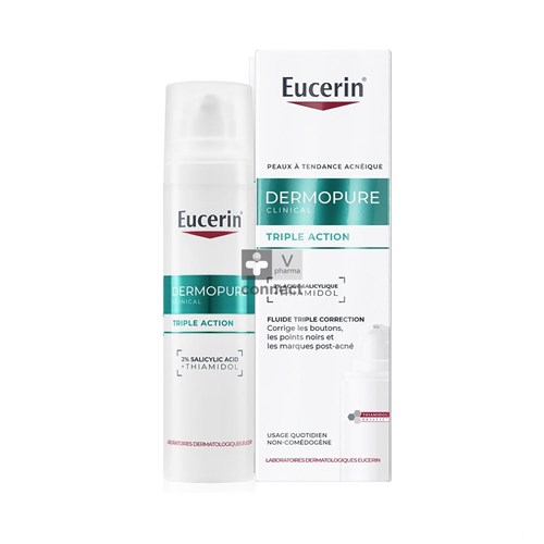 Eucerin Dermopure Clinical Triple Action Fluide Correcteur 40 ml