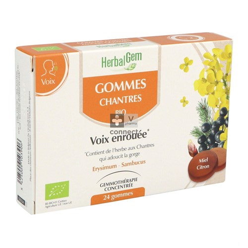 Herbalgem Chantre Bio 24 Gommes