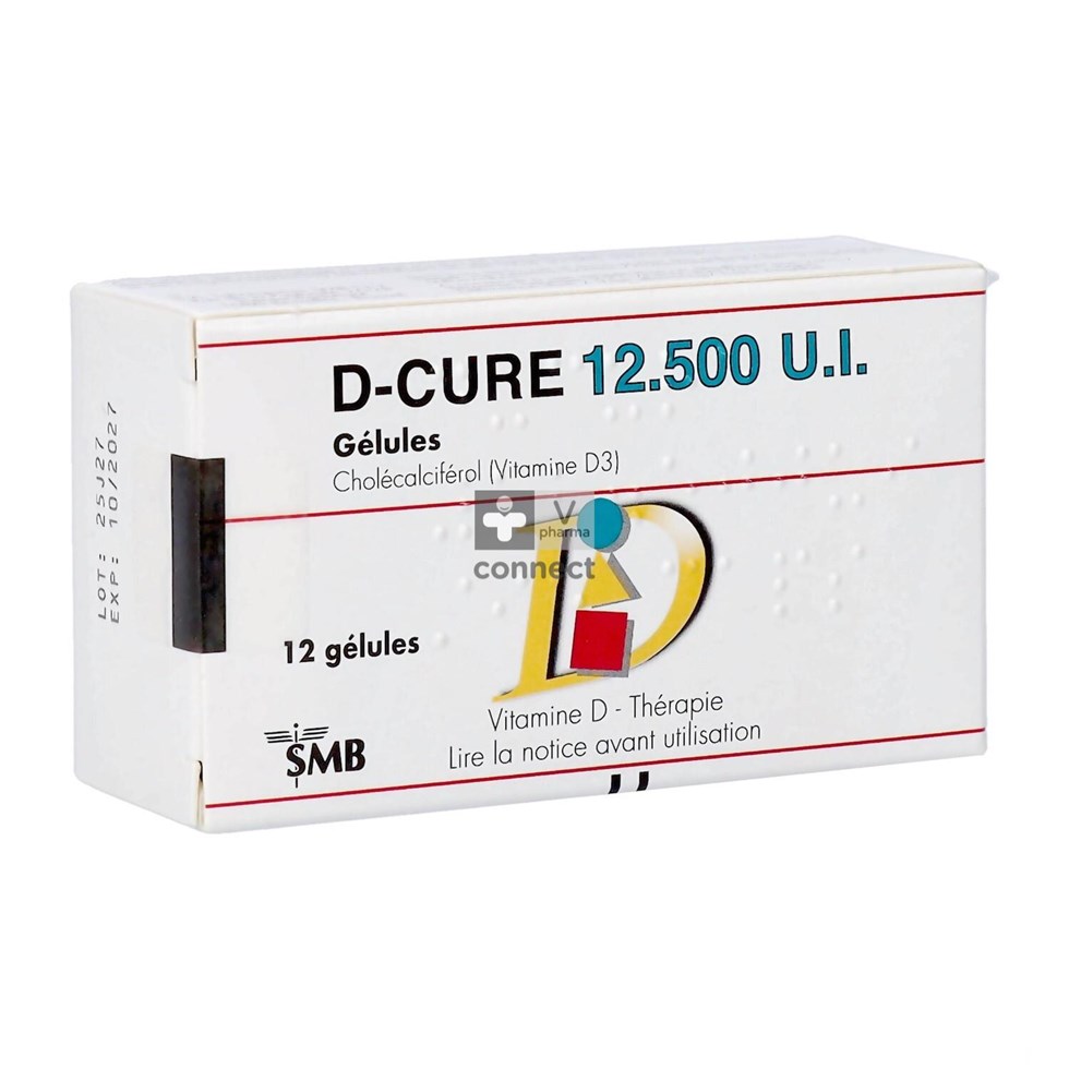 D-cure 12 500 I.E. - 12 Capsules