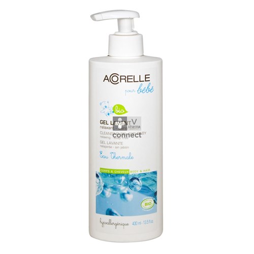 Acorelle Bébé Gel Lavant Corps & Cheveux  400 ml