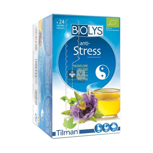 Biolys Infusion Passiflore Mélisse 24 Sachets