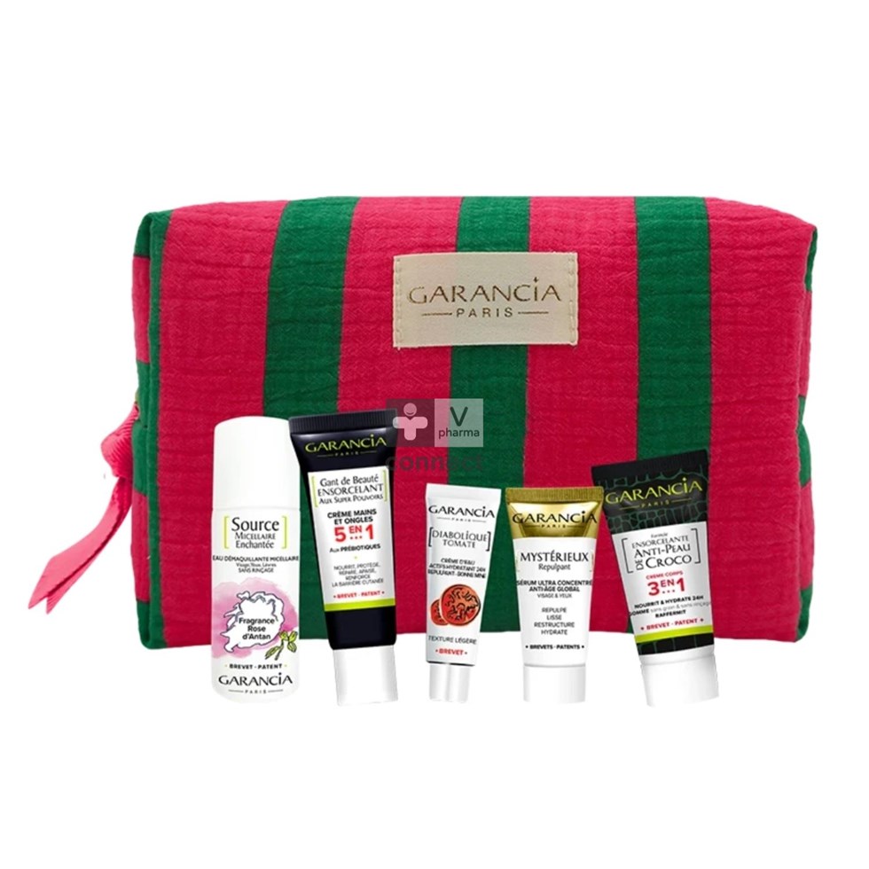 Garancia Trousse Decouverte Rouge Vert 5 Prod.