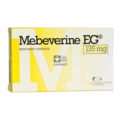 Mebeverine EG 135 Mg Filmomh Tabl 40 X 135 Mg