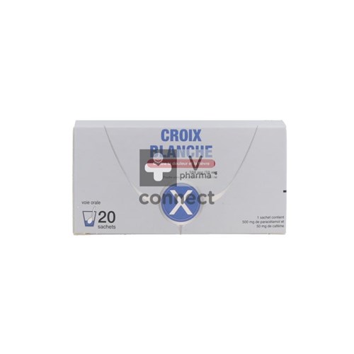 Croix Blanche  500Mg / 50Mg 20 Sachets