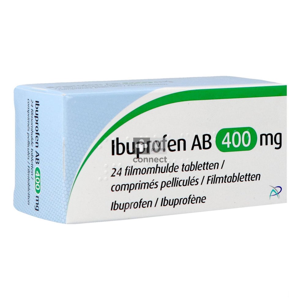 Ibuprofen AB 400mg Filmomh Tabl 24