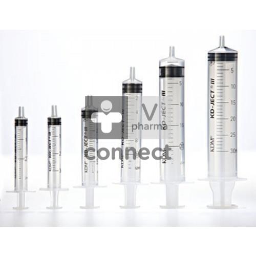 KDM Seringue 3 Composants 2 ml 100 Pièces   831854