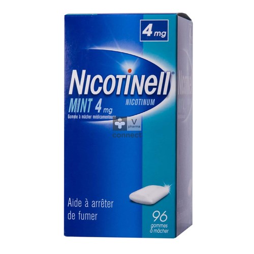 Nicotinell Mint Gomme Macher-kauwgom 96x4mg