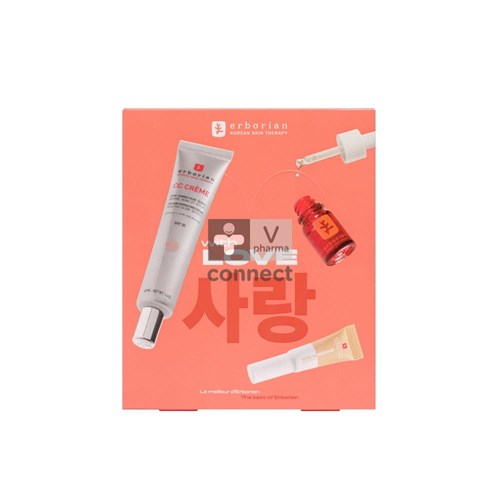 Erborian Xmas Kit Cc Cr&super Bb Concealer Clair