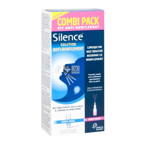 Silence Anti Snoring Kit Nf 15+50ml Verv.2452688