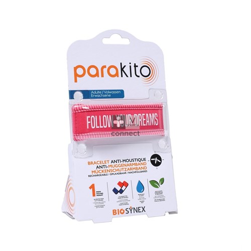 Para'kito Bracelet Adulte Good Vibes Fuschia
