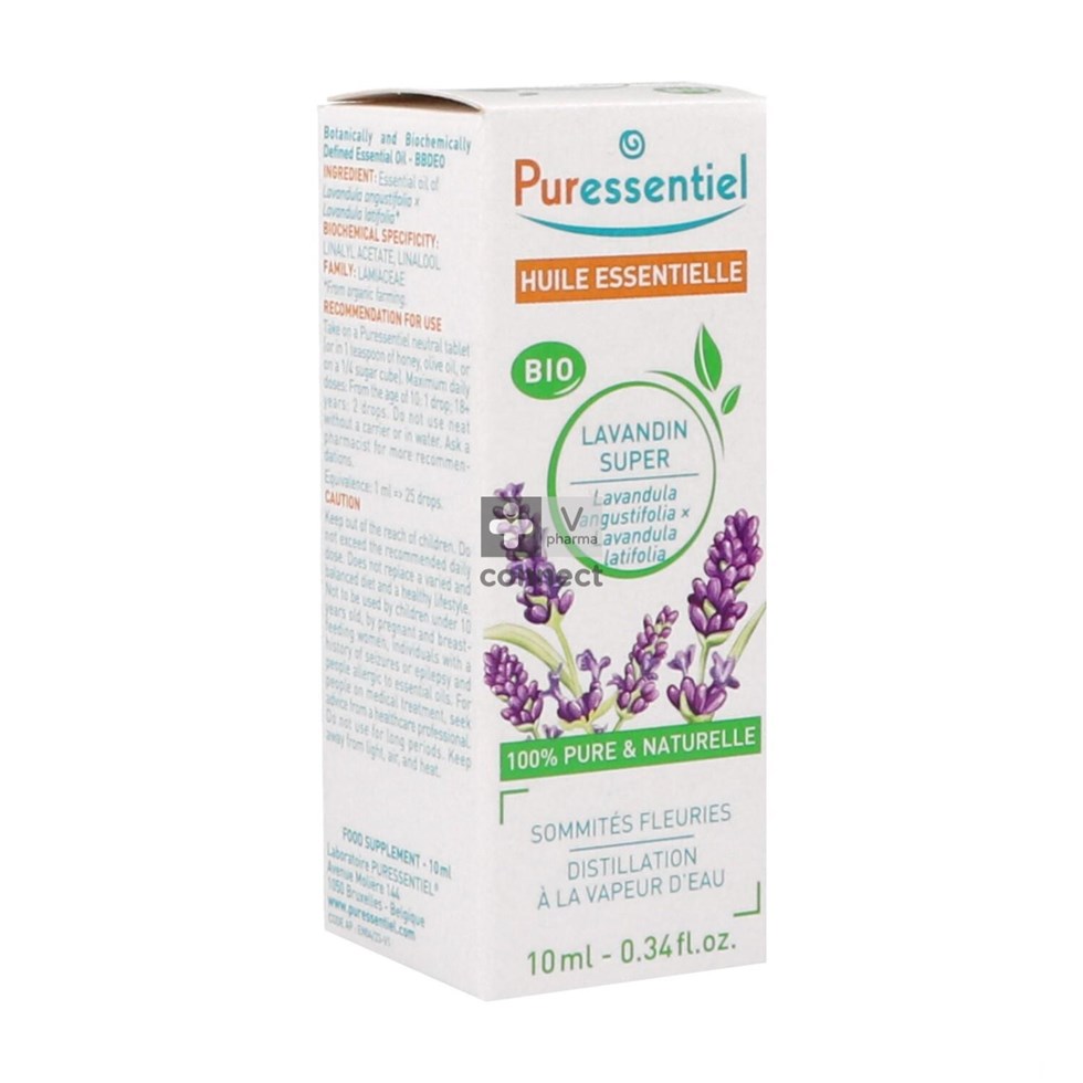 Puressentiel Expert Lavandin Super Huile Essentielle Bio 10 ml