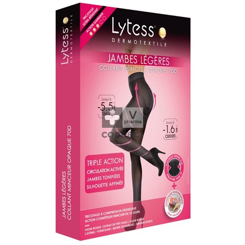 Lytess Collant Minceur Jambes Légères Taille 4