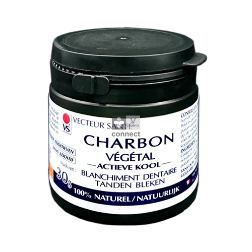 Vecteur Sante Charbon Blanchiment Dentaire Poudre 30 g