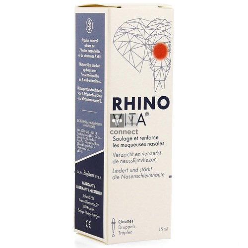 Rhinovita Gouttes Nasales 15 ml  Nf.