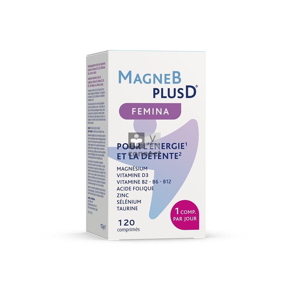 Magnebplusd Femina Tabl 120 Nf