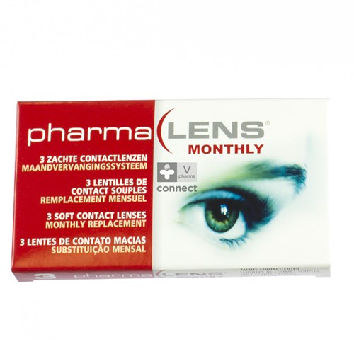 Pharmalens Monthly Lentilles de Contact Souples -8,50 3 Pièces