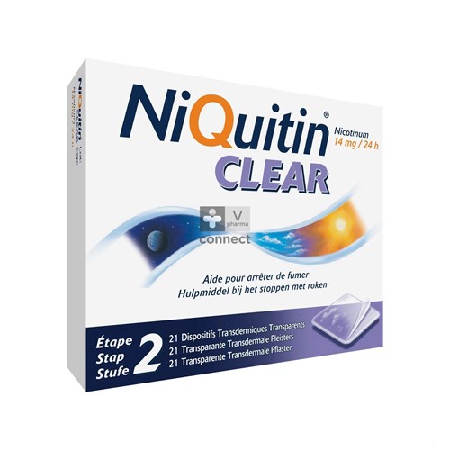 Niquitin Clear Patches 21 X 14mg