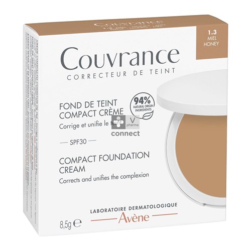 Avene Couvrance Fond Teint Compact 1.3 Miel 8.5g