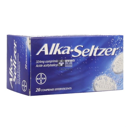 Alka Seltzer 324mg Bruistabl. 20