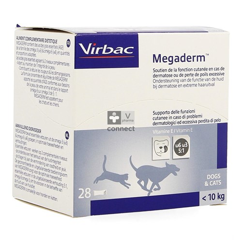 Megaderm Chien Unidose Q.28  -10kg                