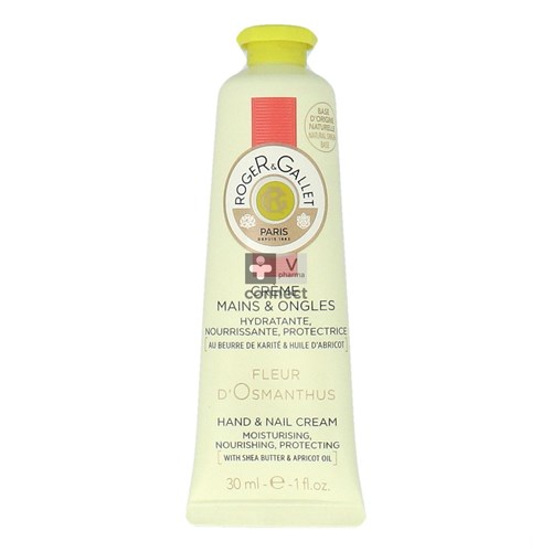 Roger & Gallet Fleur d'Osmanthus Crème Mains & Ongles 30 ml