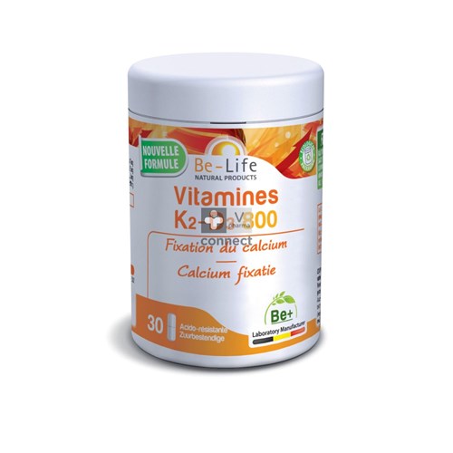 Vitamines K2 D3 800 Be Life V-caps 30