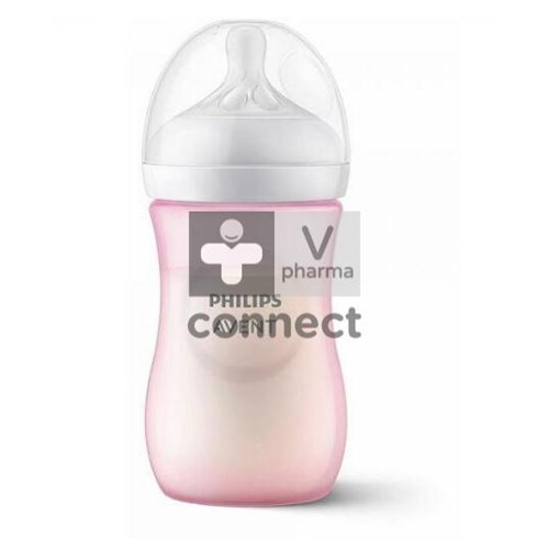 Philips Avent Natural 3.0 Zuigfles Roze 260ml
