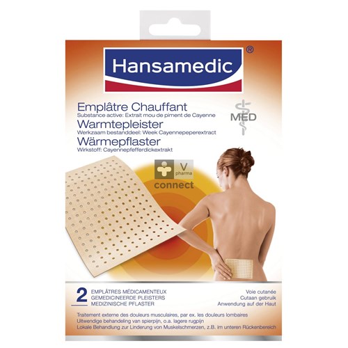 Hansamedic Emplatre Chauffant 2 Pieces  R.46944
