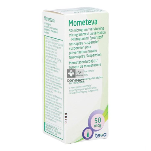 Mometeva Neusspray Susp 50mcg/verstuiv. Verst.140