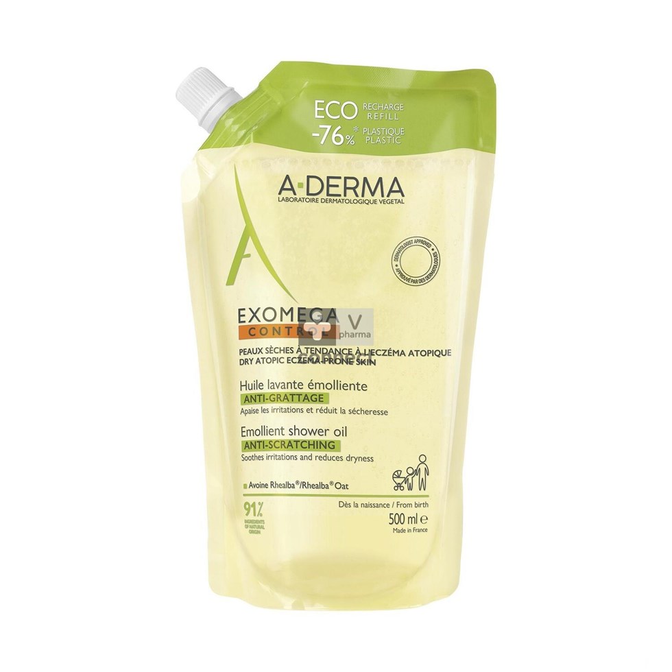 Aderma Exomega Control Wasolie Emol. Refill 500ml