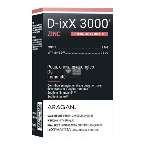 D-Ixx 3000 Zinc 120 Capsules