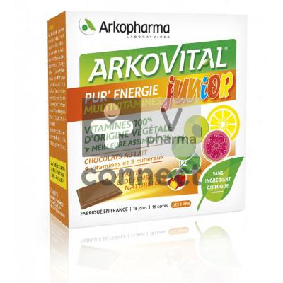 Arkovital Pure Energy Junior Chocolade Blokje 15