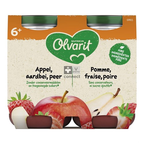 Olvarit Fruit Pomme Fraise 2 x 200 g