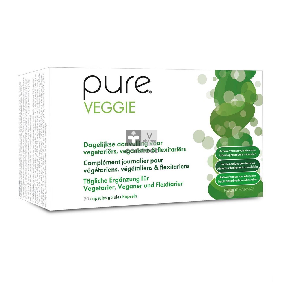 Pure Veggie V-Caps 90 Capsules